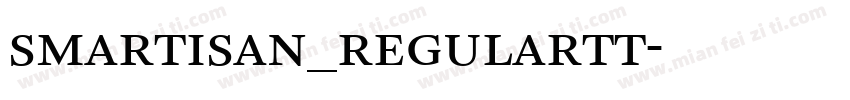 smartisan_regulartt字体转换