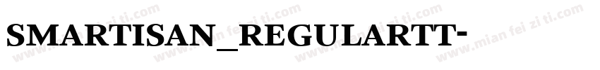 smartisan_regulartt字体转换