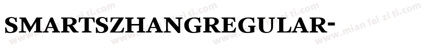 smartszhangregular字体转换