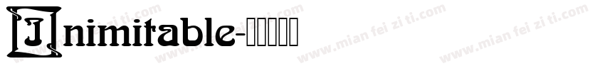 Inimitable字体转换