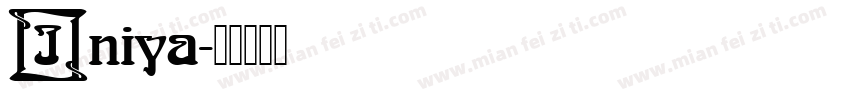 Iniya字体转换