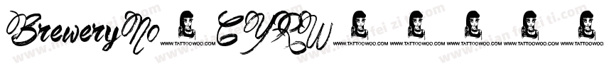 BreweryNo2CYRW10字体转换