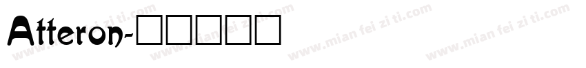 Atteron字体转换