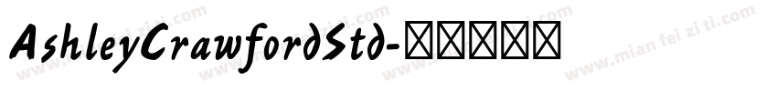 AshleyCrawfordStd字体转换