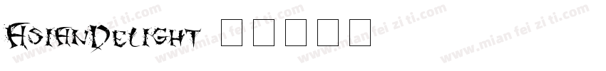 AsianDelight字体转换