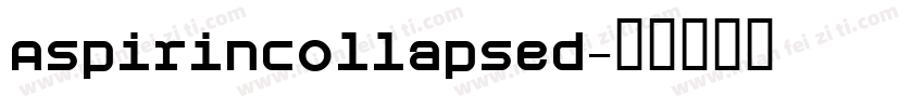 AspirinCollapsed字体转换