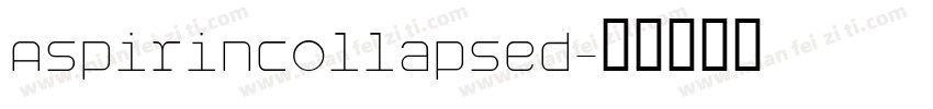 AspirinCollapsed字体转换