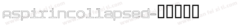 AspirinCollapsed字体转换