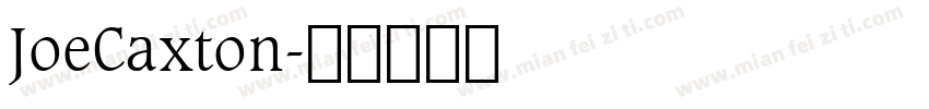 JoeCaxton字体转换