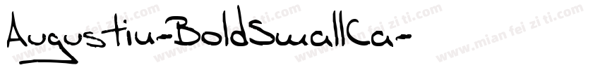 Augustin-BoldSmallCa字体转换