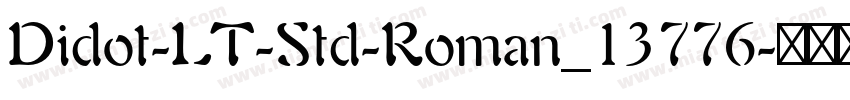 Didot-LT-Std-Roman_13776字体转换