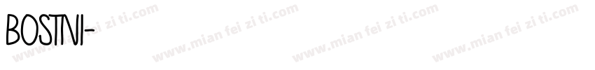 BOSTNI字体转换