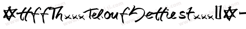 FreestyleScriptEF-Bold字体转换