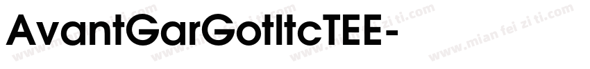 AvantGarGotltcTEE字体转换