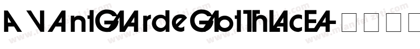 AvantGardeGothicE字体转换