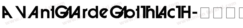 AvantGardeGothicI字体转换