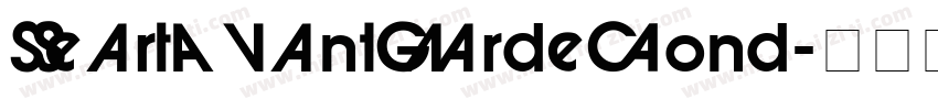 SearsAvantGardeCond字体转换