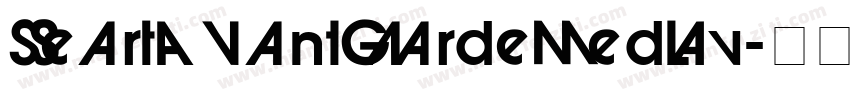 SearsAvantGardeMediu字体转换