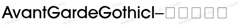 AvantGardeGothicI字体转换