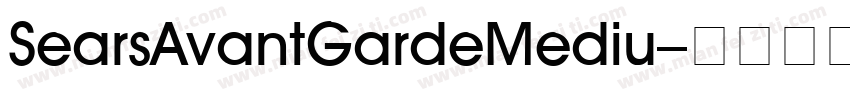 SearsAvantGardeMediu字体转换