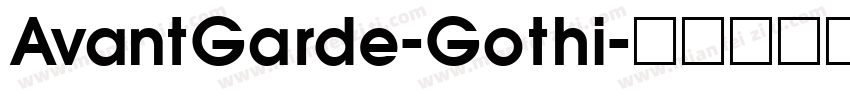 AvantGarde-Gothi字体转换