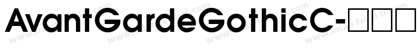 AvantGardeGothicC字体转换