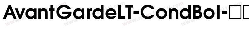 AvantGardeLT-CondBol字体转换