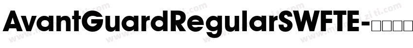 AvantGuardRegularSWFTE字体转换