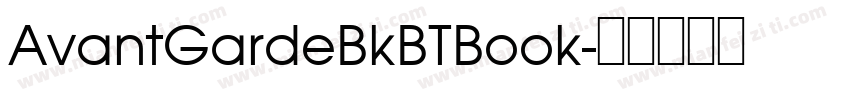 AvantGardeBkBTBook字体转换