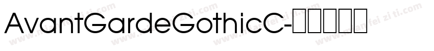 AvantGardeGothicC字体转换