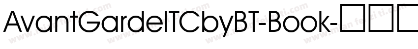 AvantGardelTCbyBT-Book字体转换
