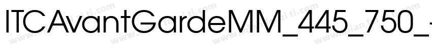 ITCAvantGardeMM_445_750_字体转换