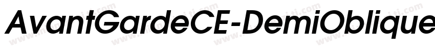 AvantGardeCE-DemiOblique字体转换