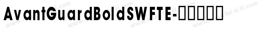 AvantGuardBoldSWFTE字体转换
