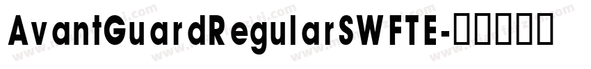 AvantGuardRegularSWFTE字体转换