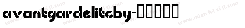 avantgardelitcby字体转换