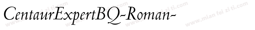 CentaurExpertBQ-Roman字体转换