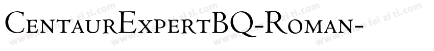CentaurExpertBQ-Roman字体转换