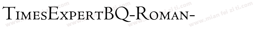 TimesExpertBQ-Roman字体转换