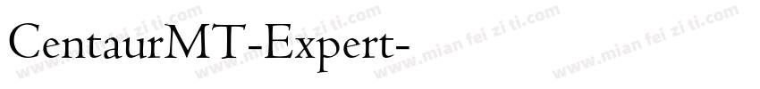 CentaurMT-Expert字体转换