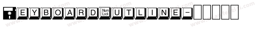KeyboardOutline字体转换