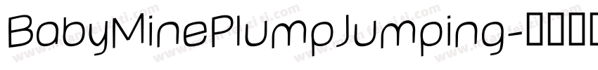 BabyMinePlumpJumping字体转换