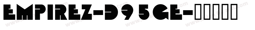Empirez-d95gE字体转换