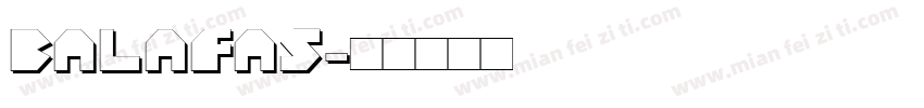 BALAFAS字体转换