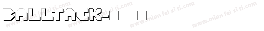 BALLTACK字体转换