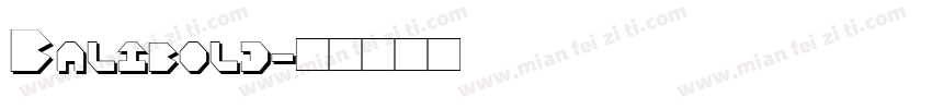 Balibold字体转换