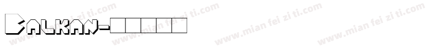 Balkan字体转换