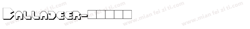 Balladeer字体转换