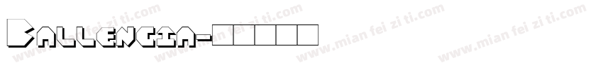 Ballencia字体转换