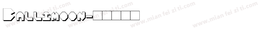 Ballimoon字体转换